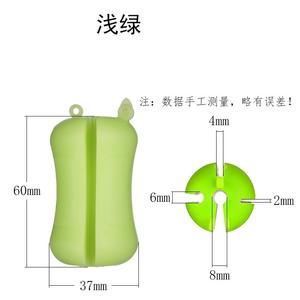 ลูกบอลซิลิโคนสำหรับตกปลา ขนาด 6 ซม. สีแดง อุปกรณ์ตกปลา สำหรับน้ำจืด - Product Image 2