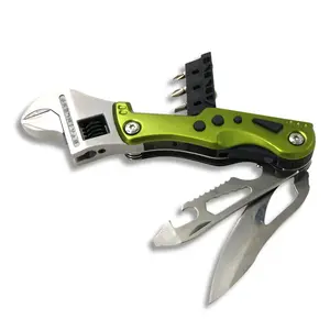 Folding Multi Tool Wrench Plier Multifunctional Adjustable Combination Wrench Spanner