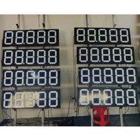 Señales de precio de gasolinera, señales de estación con control remoto RF inalámbrico bluewinled