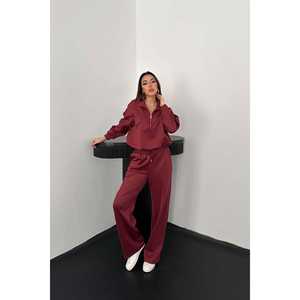 Combinaison de plongée thermique longue à fermeture éclair frontale bordeaux pour la natation, la plongée, la pêche sous-marine et la plongée libre (vente en gros) - Product Image 5