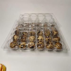 Contenedor ligero y transparente para 30 <span class=keywords><strong>huevos</strong></span> de codorniz, fácil de transportar, para uso en tiendas de <span class=keywords><strong>huevos</strong></span> frescos y la industria de catering. - Product Image 1