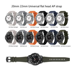 Correa AP de silicona líquida de lujo 20mm 22mm correa de reloj para <span class=keywords><strong>Samsung</strong></span> Galaxy <span class=keywords><strong>Watch</strong></span> 4 5 <span class=keywords><strong>5Pro</strong></span> 6 correas AP - Product Image 1
