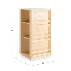 Centro de Libros de <span class=keywords><strong>Cuentos</strong></span> de 4 Lados para Jardín de Infancia y Preescolar Montessori, Centro de Almacenamiento de Libros Móvil, Estantería Fácil de Limpiar, Librería para Guardería - Product Image 2
