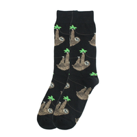 Chaussettes amusantes personnalisées NIMBLEE jetables à faible MOQ, conception OEM, logo imprimé en 3D, séchage rapide, coton écologique