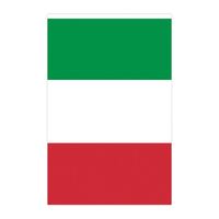 Vente en gros de drapeaux à cordes avec motifs italiens 14*21cm, impression numérique sur polyester