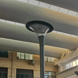Lampe solaire LED de jardin 40W CE ROHS, éclairage public, éclairage de chemin de campus, lanterne pour zone résidentielle, <span class=keywords><strong>luminaire</strong></span> de poteau, peinture grise - Product Image 5