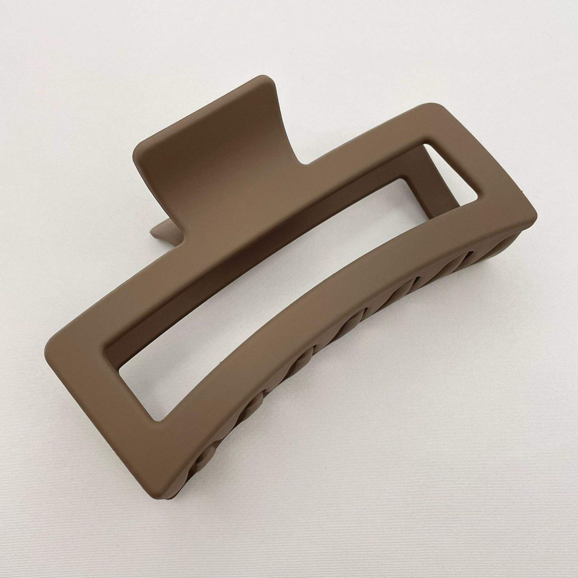 กริปสี่เหลี่ยมสีน้ำตาลฝ้า13ซม