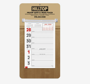 Calendari Memo Personalizzati con Logo 2026, Regalo Promozionale, Fogli Staccabili da Scrivania, Design a Spirale, 12 Mesi, da Appendere a Parete - Product Image 5