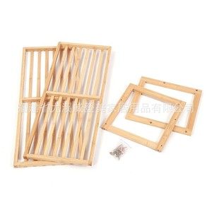 Simple, multi-layer bamboo shoe <b>rack</b>, economical household dustproof shoe cabinet, solid wood space-saving storage <b>shelf</b>, - Product Image 4