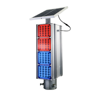 Lampe d'épaule LED portable à énergie solaire haute luminosité, protection IP68, clignotement prismatique haute intensité en plastique pour le stationnement