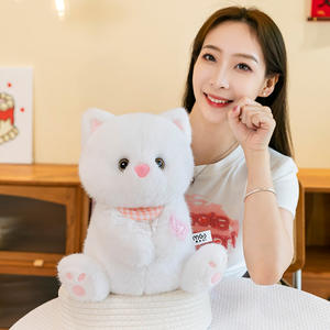 Thiết Kế Mới Fluffy Hồng Fox Thú Nhồi Bông Động Vật Hoang Dã Đồ Chơi Sang Trọng Đáng Yêu Mèo Đồ Chơi Sang Trọng Với PP Bông Kid Đồng Hành Búp Bê Căng Thẳng Cứu Trợ - Product Image 5