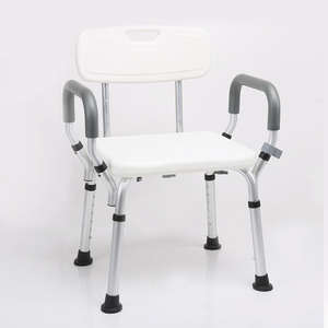 Banc <span class=keywords><strong>de</strong></span> <span class=keywords><strong>bain</strong></span> avec accoudoirs et dossier réglables, léger, portable, capacité <span class=keywords><strong>de</strong></span> 100 kg, confort amélioré, équipement <span class=keywords><strong>de</strong></span> sécurité pour la salle <span class=keywords><strong>de</strong></span> <span class=keywords><strong>bain</strong></span> - Product Image 5