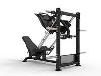 Machine de Presse à Cuisses à 45 Degrés Compacte en Titane pour Exercice de Musculation des Jambes, des Mollets et des Épaules