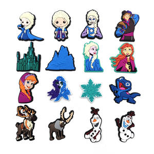 Breloques personnalisées sur mesure, personnages de dessins animés, accessoires en PVC pour la décoration des chaussures, boucles, breloques pour chaussures Frozen pour sabots - Product Image 2