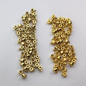 <b>Copper</b> Snap Buttons Round Plated For <b>Bracelet</b> Making DIY Jewelry Set 10mm Gold Silver Finish Findings Components - Product Image 2