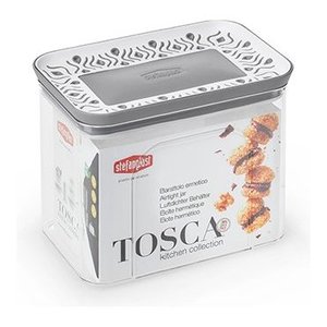Barattolo <b>plastica</b> (1,2Lt) TOSCA Grigio 55604 - Product Image 1
