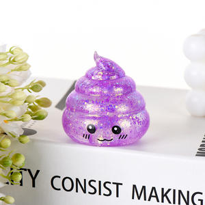 Balle anti-stress mignonne en forme de caca, jouet amusant en plastique pour soulager le stress, vente en gros, cadeau promotionnel - Product Image 4