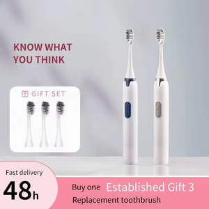 Brosse à dents électrique portable à succès, IPX7, adulte, étanche, poils doux, batterie rechargeable, usage domestique - Product Image 3