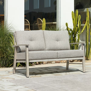 手作り2シーター超ぬいぐるみアルミ屋外ソファ防水クッションダイニングホテル用-あなたの完璧なオアシスを作成 - Product Image 1