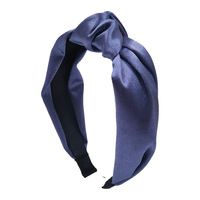 Bandeau noué en satin uni personnalisable |   Directement de l'usine |   Accessoires capillaires quotidiens minimalistes