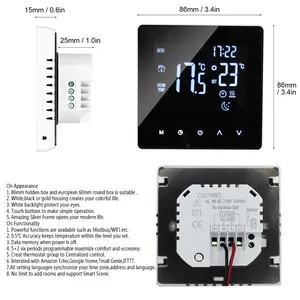 Floor Heating Thermostat Thermostat Tuya Wifi Heater Sensor Wifi Smart Thermostat For Gas Boiler