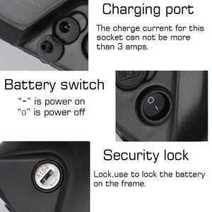 Personalizado 36V 48V 52V 60V 13Ah 15Ah 18Ah 20Ah 25Ah Batería eléctrica de litio Polly Parrot Baterías de bicicleta eléctrica para bicicleta eléctrica - Product Image 6