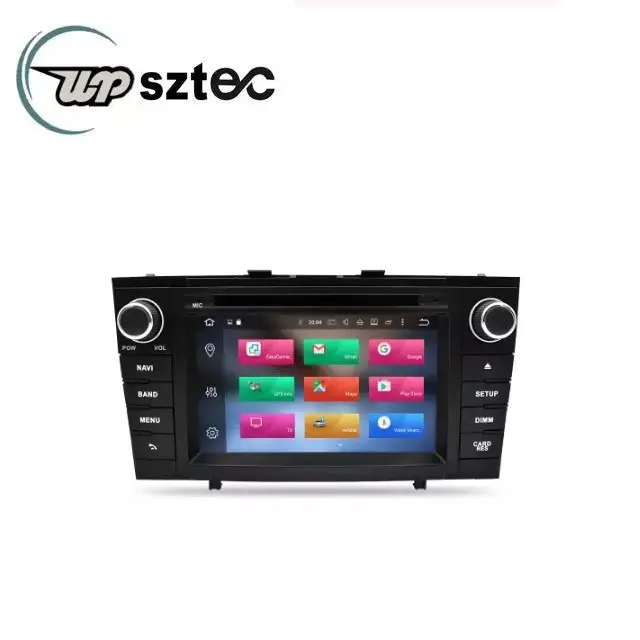Android 2009 Автомобильный DVD стерео Мультимедийный аудио блок автомобильный ПК радио GPS навигация для Toyota T27 Avensis 2014-Видео Аудио 4G