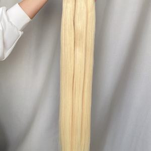 Extensions de cheveux brésiliens vierges Remy 613, grade 9A/10A, couleur naturelle, lisses, double épaisseur, avec closures 5x5 - Product Image 4