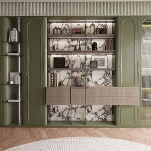 Armoires de rangement modernes et luxueuses en bois durables pour les entrées et les salons - Product Image 4