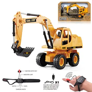 1:24 Scale 2.4G Rc Excavator Toy Truck Dump Trucks Engineering Vehicles Manual Wireless Remote Control Excavator Toys