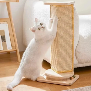 Estoque Disponível Sisal Cat <span class=keywords><strong>Scratcher</strong></span> Interativo Pet Móveis Mesa Leg Pad Cat Coçar Mat Friced Cat Toys - Product Image 2