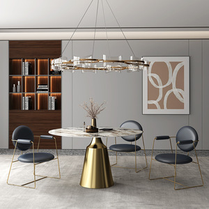 2022 sang trọng phòng ăn bảng <span class=keywords><strong>MT008</strong></span> Thiết kế Hiện Đại Đồ nội thất nhà vật liệu kim loại cho nhà bếp & khách sạn sử dụng - Product Image 3