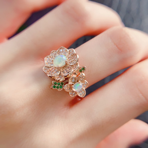 <span class=keywords><strong>Bague</strong></span> de luxe en <span class=keywords><strong>argent</strong></span> 925 avec pierre précieuse naturelle taille ovale <span class=keywords><strong>et</strong></span> sertissage à griffes pour femme, idéale pour fiançailles, fête ou anniversaire - Product Image 4