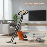 Bicicleta Estática Magnética Multifuncional con Pantalla, Resistencia Ajustable, para Ejercicio en Interiores