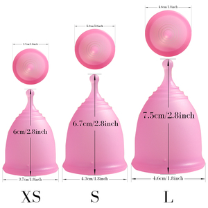 Offre Spéciale gobelets menstruels en silicone médical réutilisable écologique pour dames - Product Image 3