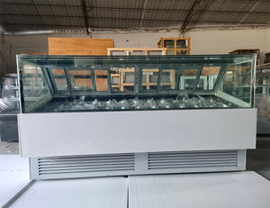 Congelador Expositor <span class=keywords><strong>de</strong></span> Helado <span class=keywords><strong>de</strong></span> 12 / 16 / 20 / 22 Bandejas Vitrina para Gelato con Precio <span class=keywords><strong>de</strong></span> Fábrica - Product Image 6