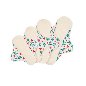 Set Pak 4/<span class=keywords><strong>M</strong></span>/L/XL Bantalan Kain Menstruasi Dapat Dipakai Ulang Bambu Kebersihan Dapat Dicuci Pembalut Handuk Serbet untuk Wanita Anak Perempuan - Product Image 6