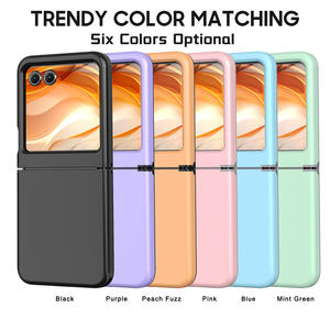 Para <span class=keywords><strong>MOTOROLA</strong></span> <span class=keywords><strong>Razr</strong></span> Ultra 2025 <span class=keywords><strong>Razr</strong></span> + Case Premium Luxury Full Back Cover Funda de teléfono plegable Oil Spray Skin con película protectora - Product Image 2