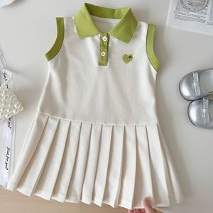 <span class=keywords><strong>Robe</strong></span> <span class=keywords><strong>d</strong></span>'été <span class=keywords><strong>rose</strong></span> princesse pour bébé fille, sans manches, longueur genou, élégante, <span class=keywords><strong>d</strong></span>écontractée, en coton, style polo, pour fête <span class=keywords><strong>d</strong></span>'<span class=keywords><strong>anniversaire</strong></span>, motif 3D dessin animé - Product Image 2