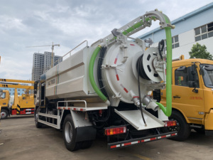 รถดูดสิ่งปฏิกูล FOTON Aumark 9 คิวบ์เมตร + 3 คิวบ์เมตร แบบเจ็ทสูญญากาศ สำหรับทำความสะอาดท่อระบายน้ำและดูดตะกอนบ่อเกรอะ - Product Image 3