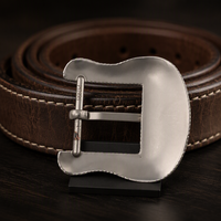 Boucles de ceinture pour hommes d'affaires, logo gravé sur mesure, alliage de zinc, métal résistant à la rouille, anti-rayures, pour ceinture en cuir