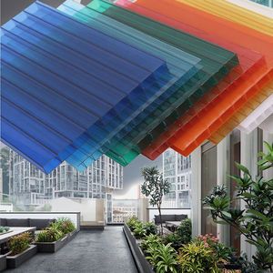 뜨거운 판매 현대 태양 시트 Pc 양각 채광창 루핑 폴리 카보네이트 중공 패널 온실 시트 - Product Image 1