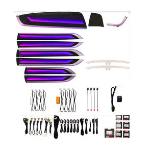 Lumière ambiante LED RHD 64 couleurs pour Toyota Alphard 2015 à 2023, mise à niveau de l'éclairage intérieur LED - Product Image 1