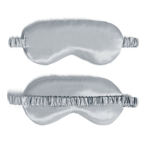 Masque pour les yeux en satin de luxe Satin doux soie nuit visière yeux couverture sangle élastique Logo voyage <span class=keywords><strong>cernes</strong></span> organiques - Product Image 5