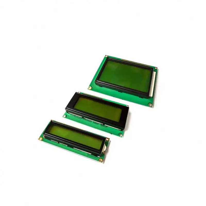 Blauer Bildschirm gelber grüner Bildschirm 1602A2004A12864B LCD-Bildschirm 5v-LCD mit Hintergrundbeleuchtung IICI