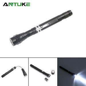 Sdt17033 ไฟฉายปากกา ไฟ LED สำหรับทำงาน ตัวเครื่องทำจากอลูมิเนียมอัลลอยด์ พร้อมตัวดูดแม่เหล็ก ดีไซน์แบบยืดหดได้ สำหรับงานซ่อมแซม - Product Image 2