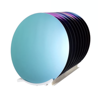 Nuevo y de Alta Pureza, Oblea de Silicio Monocristalino Pulido de 12 Pulgadas para Semiconductores, Electrónica, Energía Solar, Montaje Superficial, Casete Confiable N