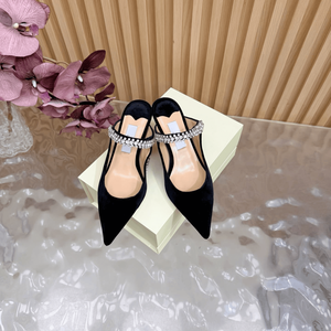 Zapatos de Tacón Alto Jimmy para Mujer, Hechos de Cachemira de Alta Calidad, Modernos y a la Moda, Ligeros y Transpirables - Product Image 4