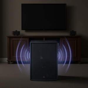 Subwoofer de largo alcance Martin Brother WS2A de 12 pulgadas, subwoofer amplificado para cine en casa - Product Image 3