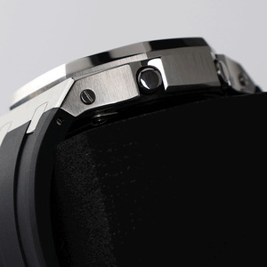 Lionorm sang trọng <span class=keywords><strong>Mod</strong></span> <span class=keywords><strong>Kit</strong></span> cổ điển người đàn ông thép không gỉ trường hợp Silicone ban nhạc đồng hồ cho Ga-2100/ga-2110 Gshock ga2100 - Product Image 3